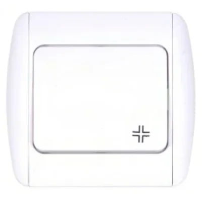 White cross connector