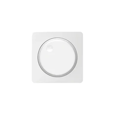 White dimmer cover