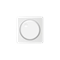 White dimmer cover