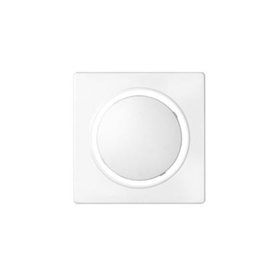 White dimmer/push switch cover