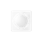 White dimmer/push switch cover