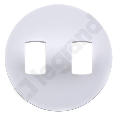 White double lever badge