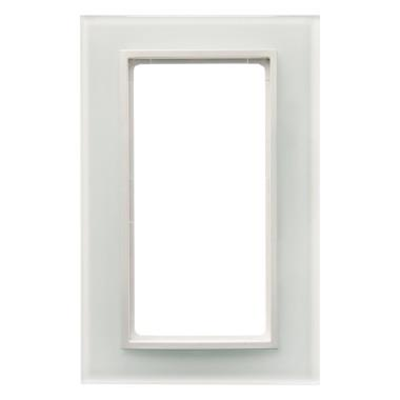 White frame with a large cutout