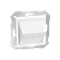 White RJ45 x2 socket cover