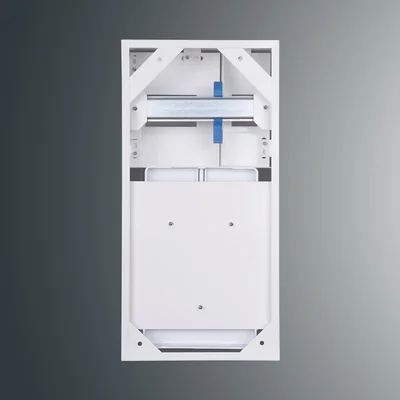 White surface-mounted switchgear