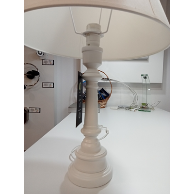 White table lamp