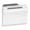 White two-module connector