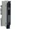 Wide terminal with space for gG(6x32) 4mm2 fuse