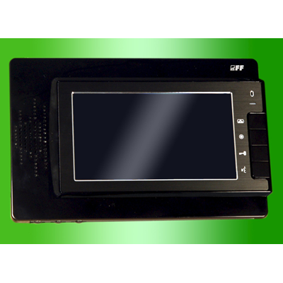 Wideodomofon z monitorem LCD 7'' F&F 14,5V 7W czarny