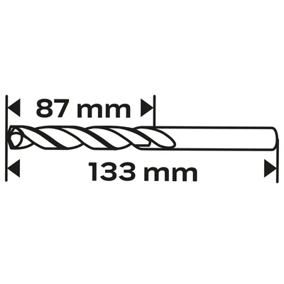 Wiertło do metalu HSS-TiN, 10.0 mm