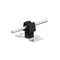 Wire holder screwed latch height 3.5cm black