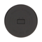 Wireless charger with USB port, black