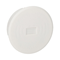 Wireless charger with USB port, white