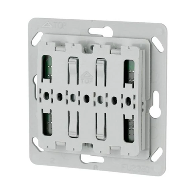 Wireless transmitter 55x55mm for double key with LED, CTAA-02/04-LED