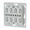 Wireless transmitter 55x55mm for quadruple switch, CTAA-04/04