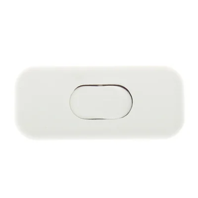 WK-2P Through-type rocker switch, 2-pole, 2.5A, 250V; white