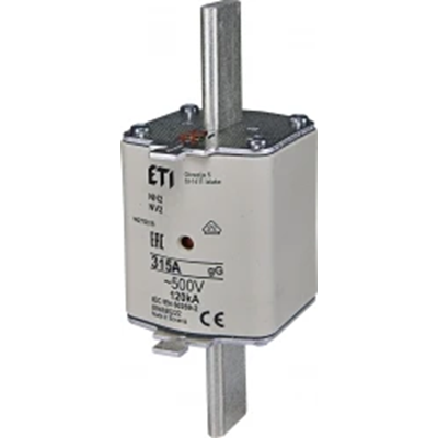 Wkładka bezpiecznikowa przemysłowa zwłoczna NH2 gG 315A/500V