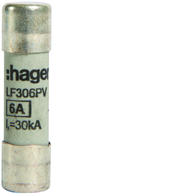 Wkładka topikowa cylindryczna 10x38 mm gPV 6 A 1000 V d.c.