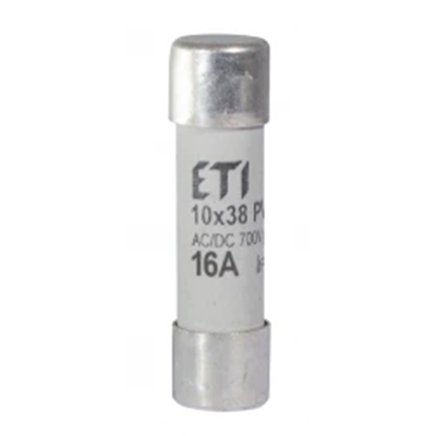 Wkładka topikowa cylindryczna PV gR 700V - CH10x38 16A gR 700V