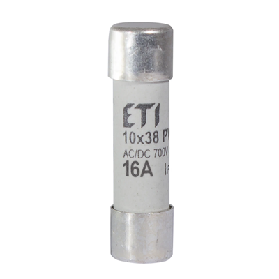 Wkładka topikowa cylindryczna PV gR 700V - CH10x38 16A gR 700V