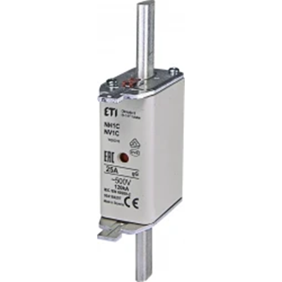 Wkładka topikowa przemysłowa zwłoczna KOMBI NH1C gG 25A/500V