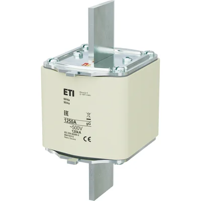 Wkładka topikowa przemysłowa zwłoczna WT-4a/gG 1250A