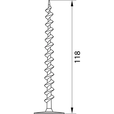 Wkręcane kołki do montażu w izolacji KWM-120