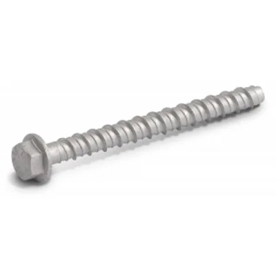 Wkręt w ocynku galwanicznym do betonu 6,3x50mm z łbem heksagonalnym z podkładką, 100szt.