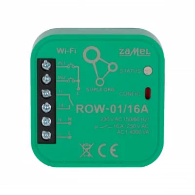 WLAN-Empfänger für die Wandmontage, 1-Kanal, bidirektional, Typ 16A: ROW-01/16A