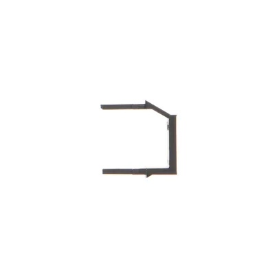 WMYZ-500005-049 RJ45/RJ12 plug hole cover for telecommunications socket; black