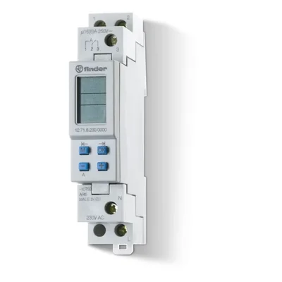 Wochenzeitschaltuhr 1P 16A IP20 24V AC/DC