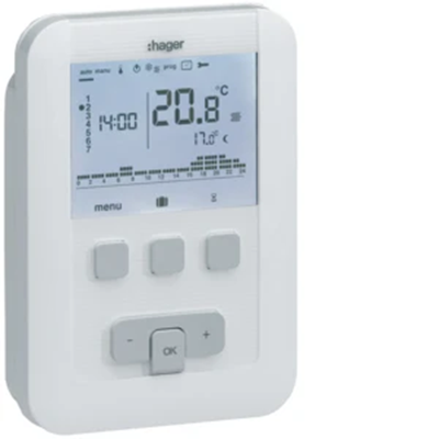 Wochenzyklus-Digitaluhr-Thermostat, 5 A, 230 V