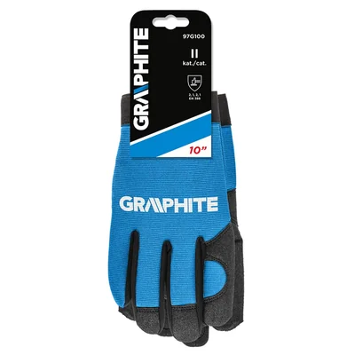 Work gloves 10, synthetic leather + elastic fabric