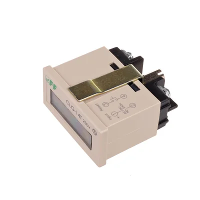 Working time counter without reset 230V AC