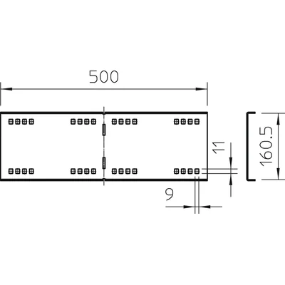 WRWVK 160 FS Winkelverbinder für Leitersysteme. Weit verbreiteter 160