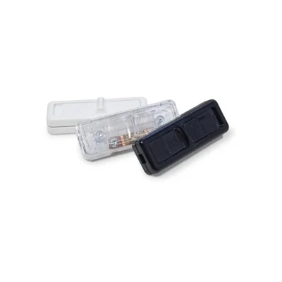 WS-2P/2.5A Slide switch, through, 2-pole, 2.5A/250V; colorless