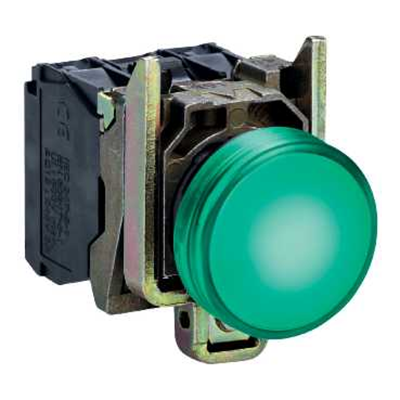 Wskaźnik świetlny LED, 24V, zielony