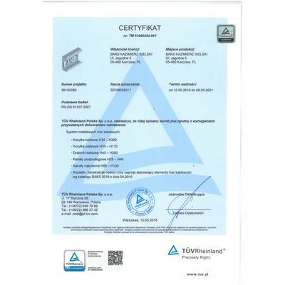 Wspornik sufitowy, WPCW3000N