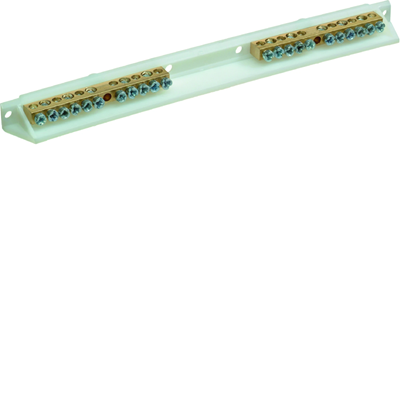Wspornik z zaciskami 2x11 PE/N doVE110