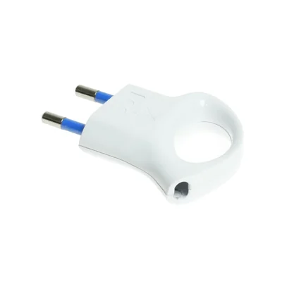 WT-1U Weißer Flachstecker mit Halterung