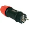 Wtyczka jednofazowa gumowa 10/16A 2P+Z, wtyczka w pełni gumowa IP44