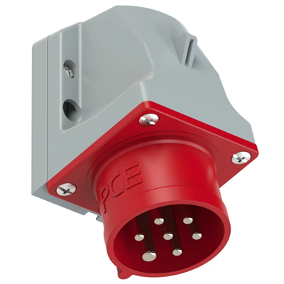 Wtyczka odbiornikowa 16A 5P+Z+N 400V 50/60Hz 6h IP44/54, styki niklowane