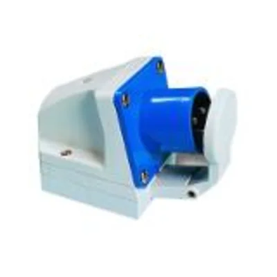 Wtyczka odbiornikowa z klapką IP44 32A 230V 2P+Z