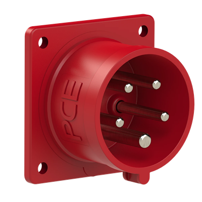 Wtyczka odbiornikowa - zwrotnice faz 16A 400V 3P+Z+N IP44