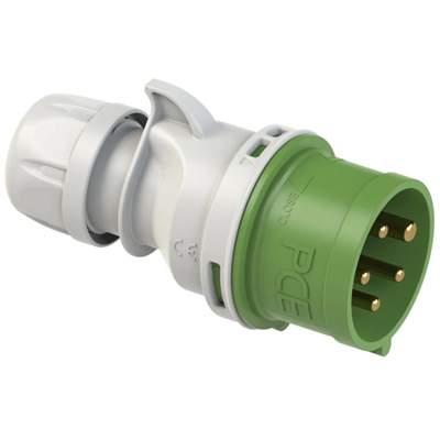 Wtyczka przenośna shar 16A 3P+Z+N >50- 500V 100-300Hz 10H IP44