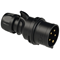 Wtyczka przenośna shar 32A 3P+Z+N 400V 50/60Hz 6h IP44, seria MIDNIGHT