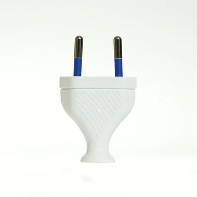 Wtyczka rozbieralna płaska 2,5A/250V II kl.izol. BIAŁY