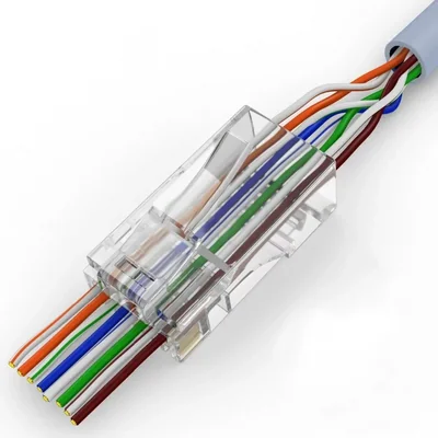 Wtyk RJ45 kat. 6 UTP przelotowy op. 100szt.