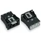 Wtyk Snap-IN 3-biegowy 4mm2 czarny