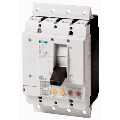 Wyłącznik mocy, 4-biegunowy, 100A, 150kA, wtyk, ochrona instalacji, kabli, selektywna i ochrona generatora NZMH2-4-VE100-SVE